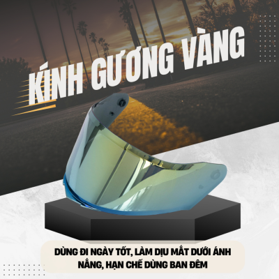 Kính rời thay thế cho nón bảo hiểm EGO E72 Và Yohe 985 - Ảnh 4