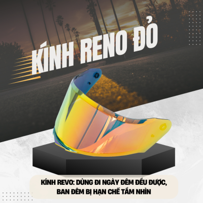 Kính rời thay thế cho nón bảo hiểm EGO E72 Và Yohe 985 - Ảnh 5