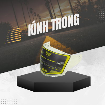 Kính thay thế nón bảo hiểm ROC 02, ROC 09 lắp vừa cho nón YOHE 878 và 878 plus - Ảnh 3