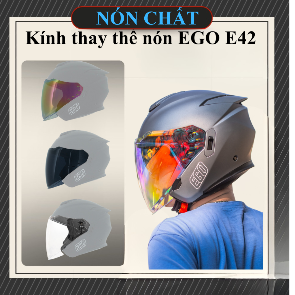 Kính thay thế nón EGO E42