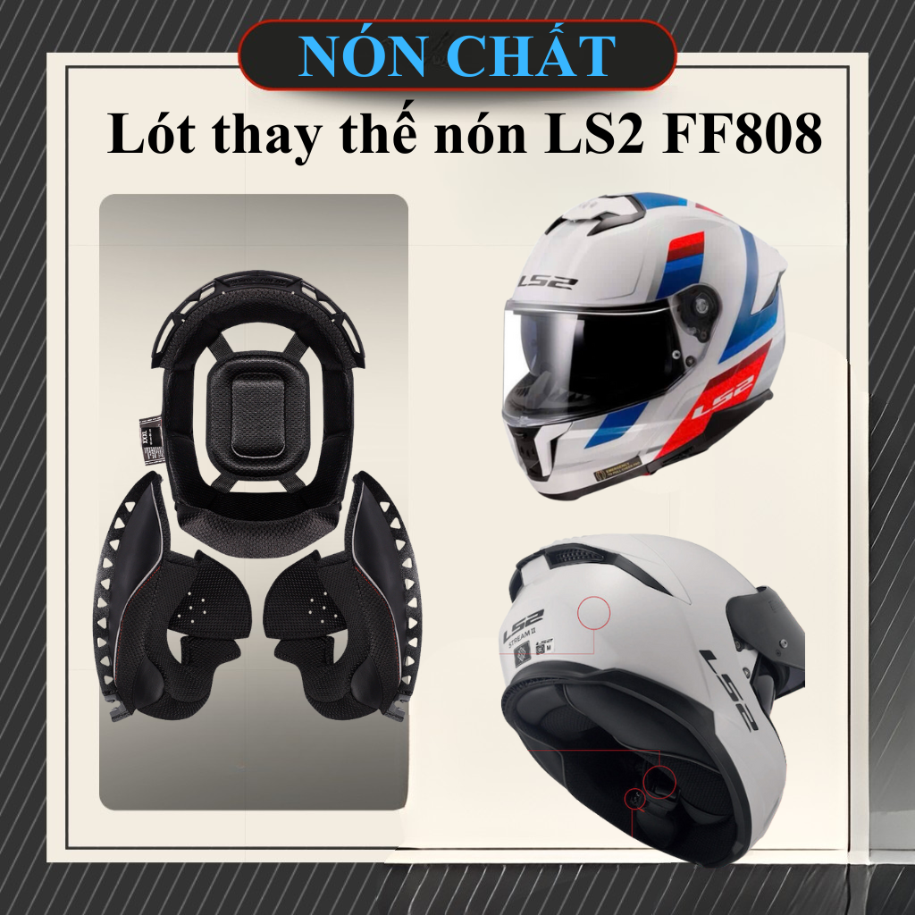 Lót thay thế nón LS2 FF808
