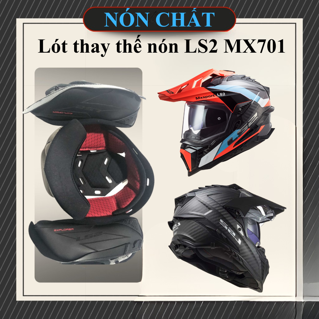 Lót thay thế nón LS2 MX701