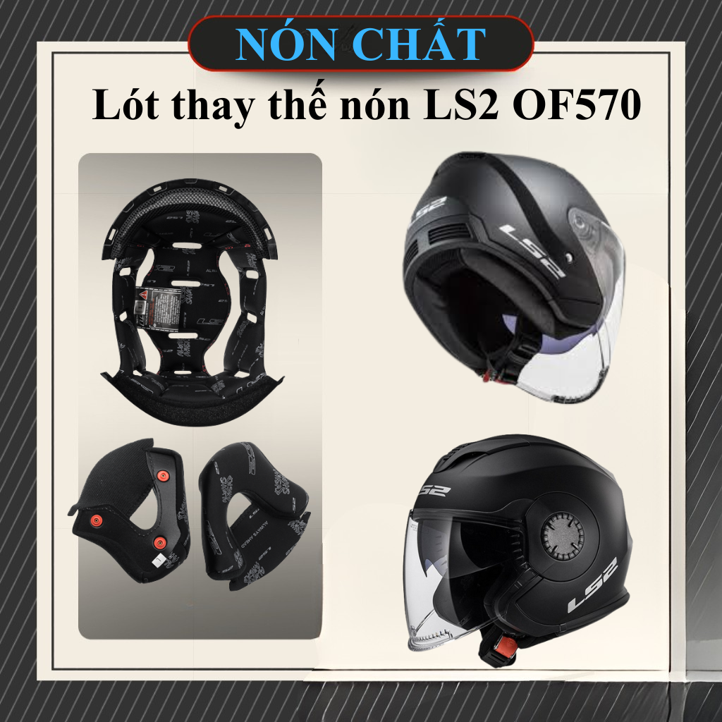 Lót thay thế nón LS2 OF570