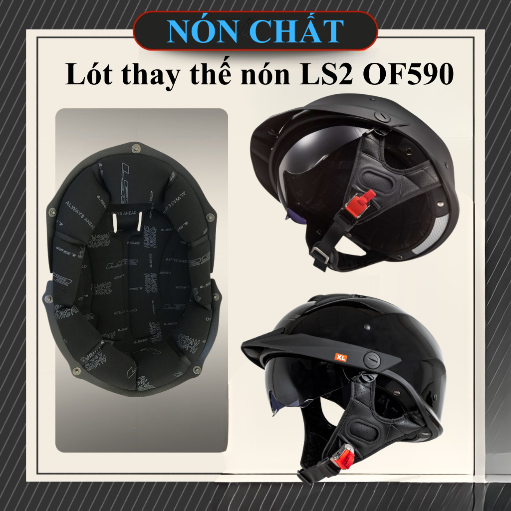 Lót thay thế nón LS2 OF590