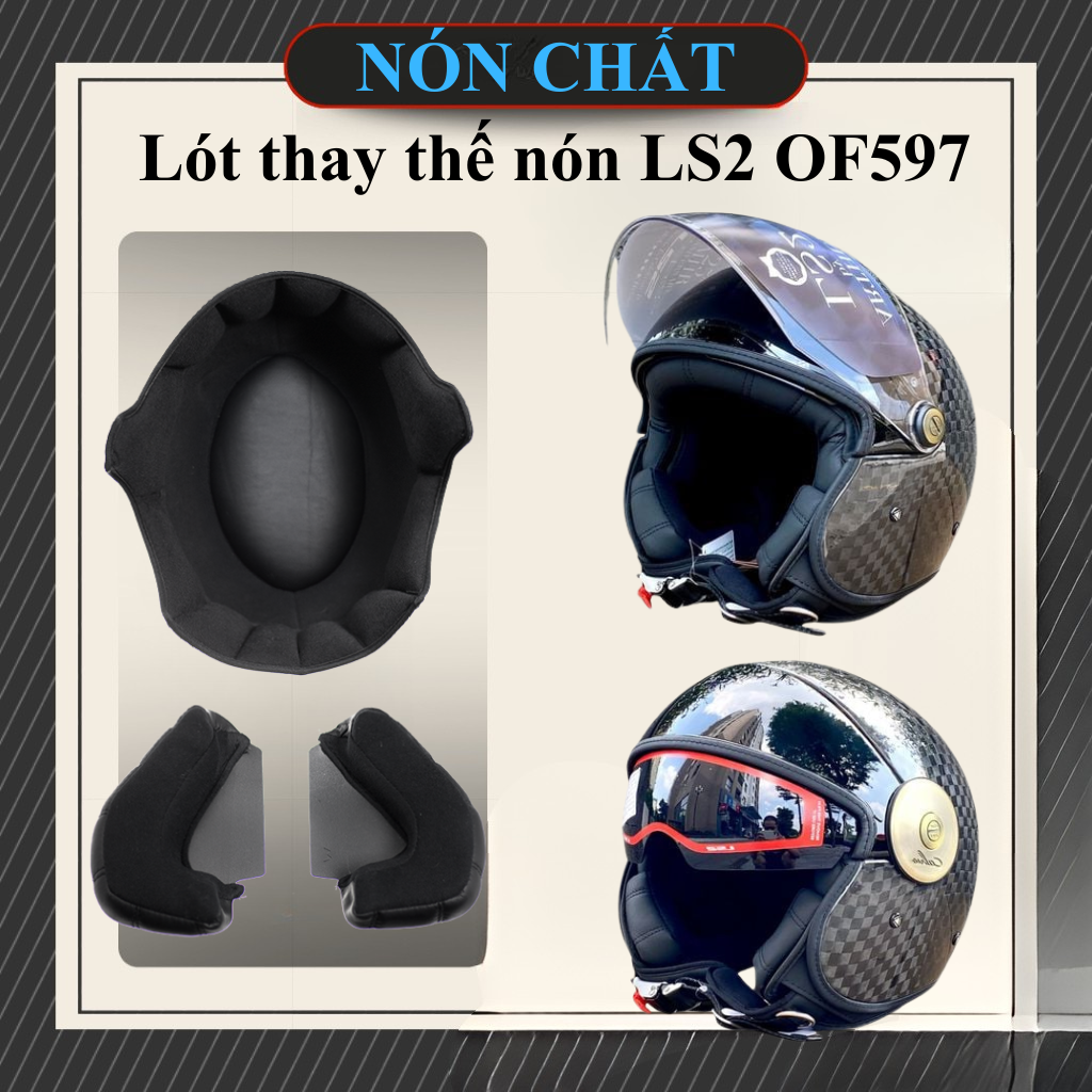 Lót thay thế nón LS2 OF597