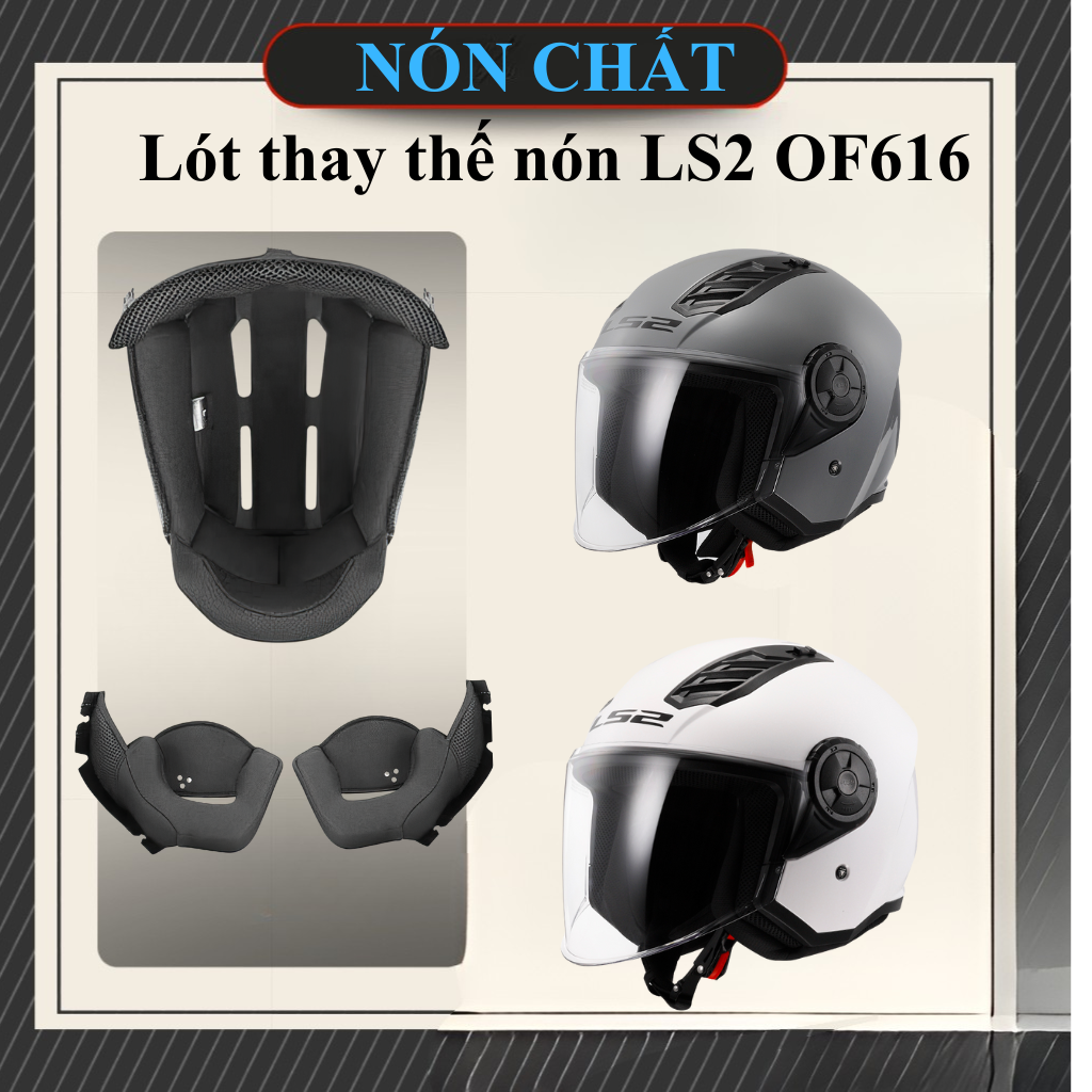 Lót thay thế nón LS2 OF616