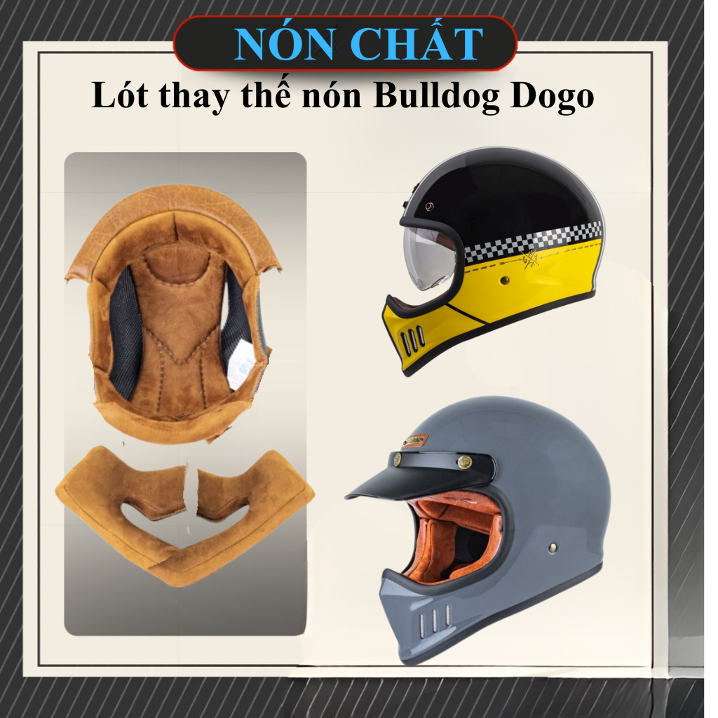 Lót thay thế nón Bulldog Dogo