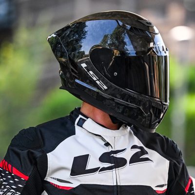 Nón Fullface LS2 FF807 Dragon Carbon 3k bóng - Ảnh 3