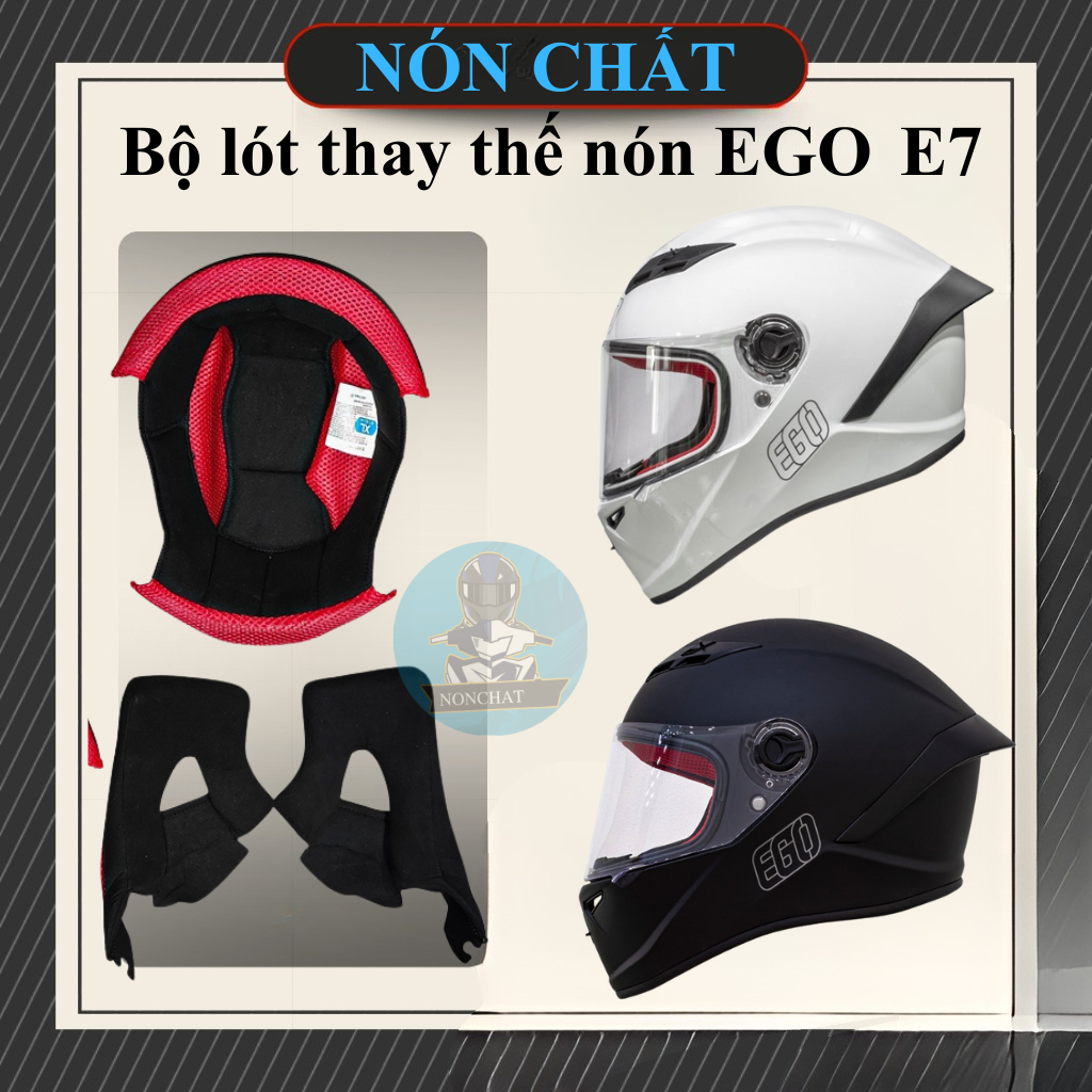 Bộ lót thay thế nón Fullface EGO E7