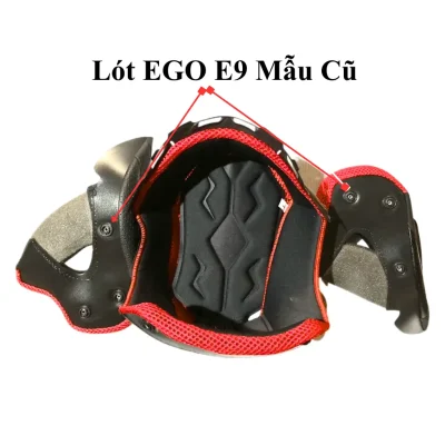 Bộ lót thay thế nón lật hàm EGO E9 - Ảnh 2