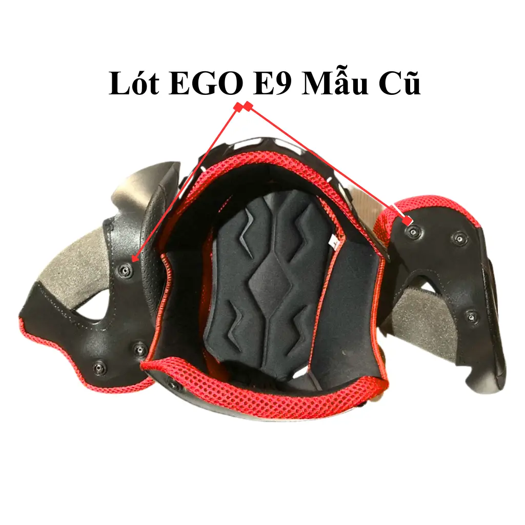 Bộ lót thay thế nón lật hàm EGO E9 - Ảnh 2