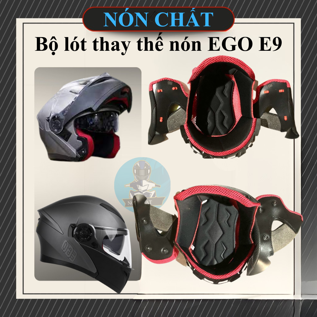 Bộ lót thay thế nón lật hàm EGO E9