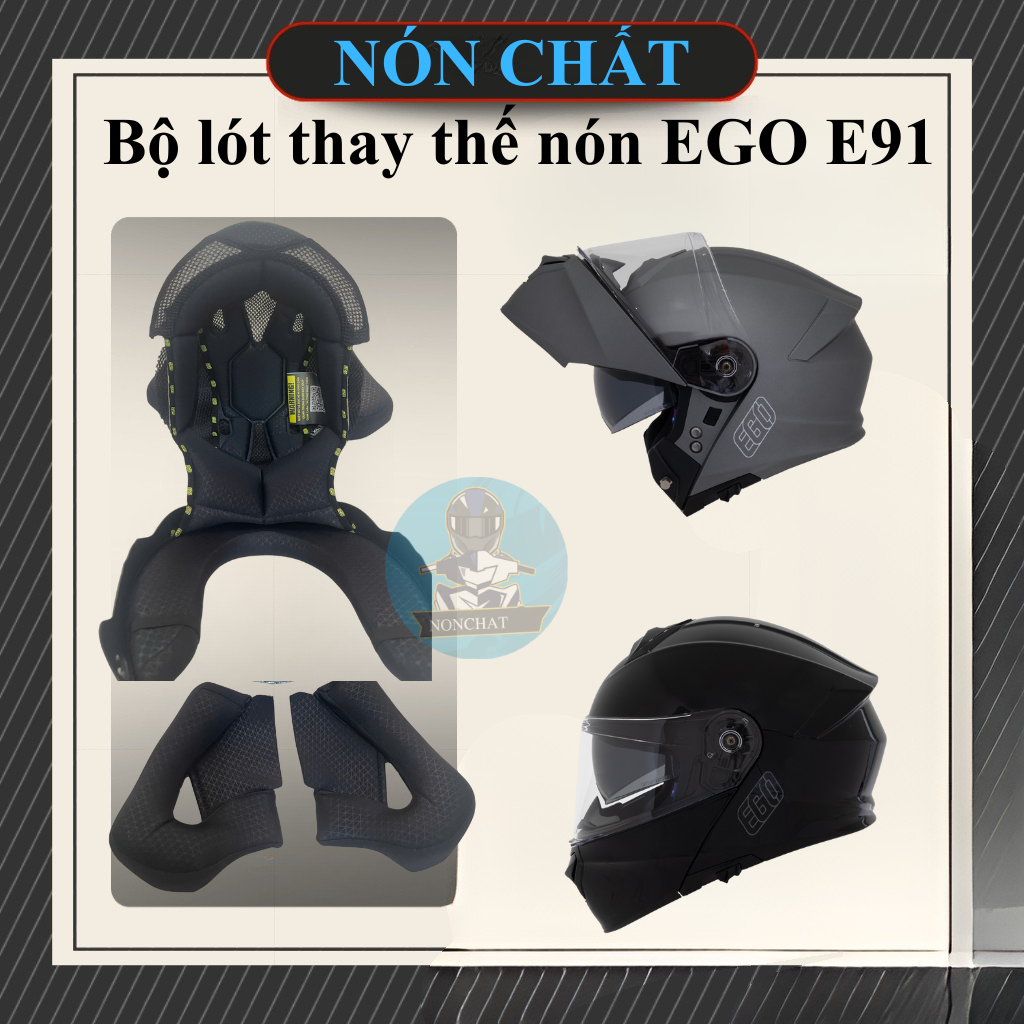 Bộ lót thay thế nón lật hàm EGO E91