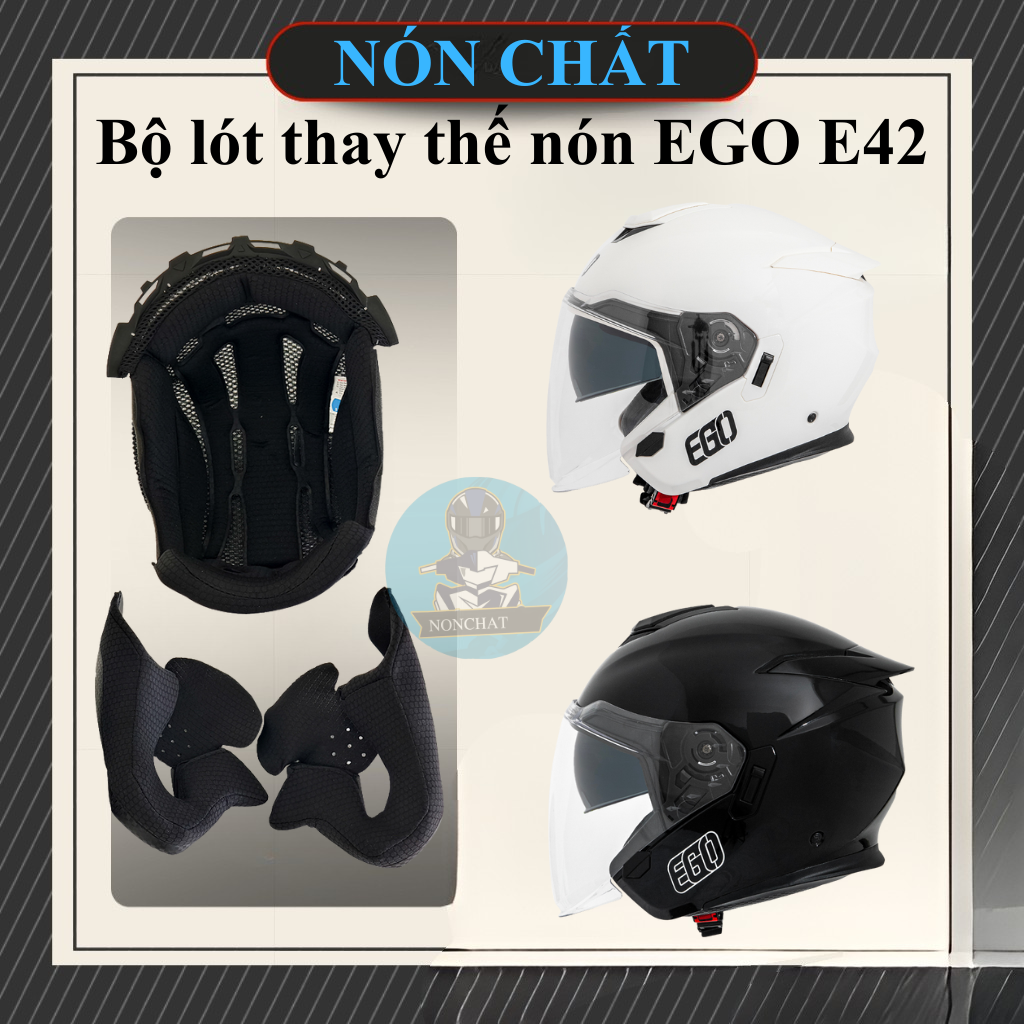 Bộ lót thay thế nón 3/4 EGO E42