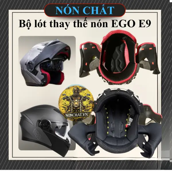Bộ lót thay thế nón lật hàm EGO E9