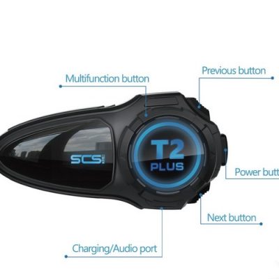 Tai nghe Bluetooth Intercon SCS T2 Plus (kết nối 10 máy) - Ảnh 5