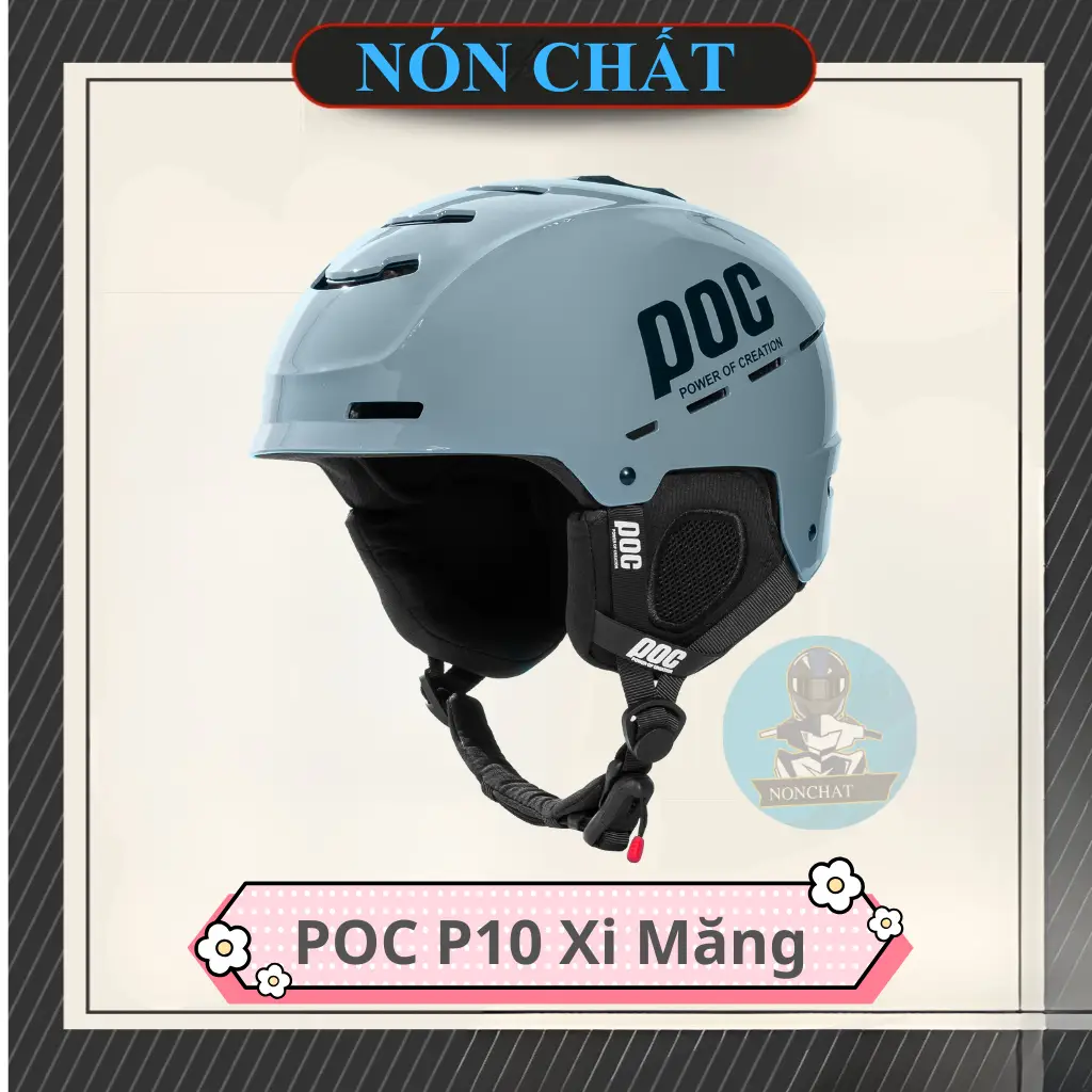 Nón bảo hiểm POC P10 xi măng
