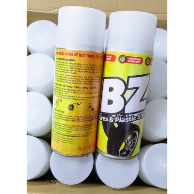 Chai xịt phục hổi nhựa nhám, lốp xe BZ 450ml - Ảnh 2