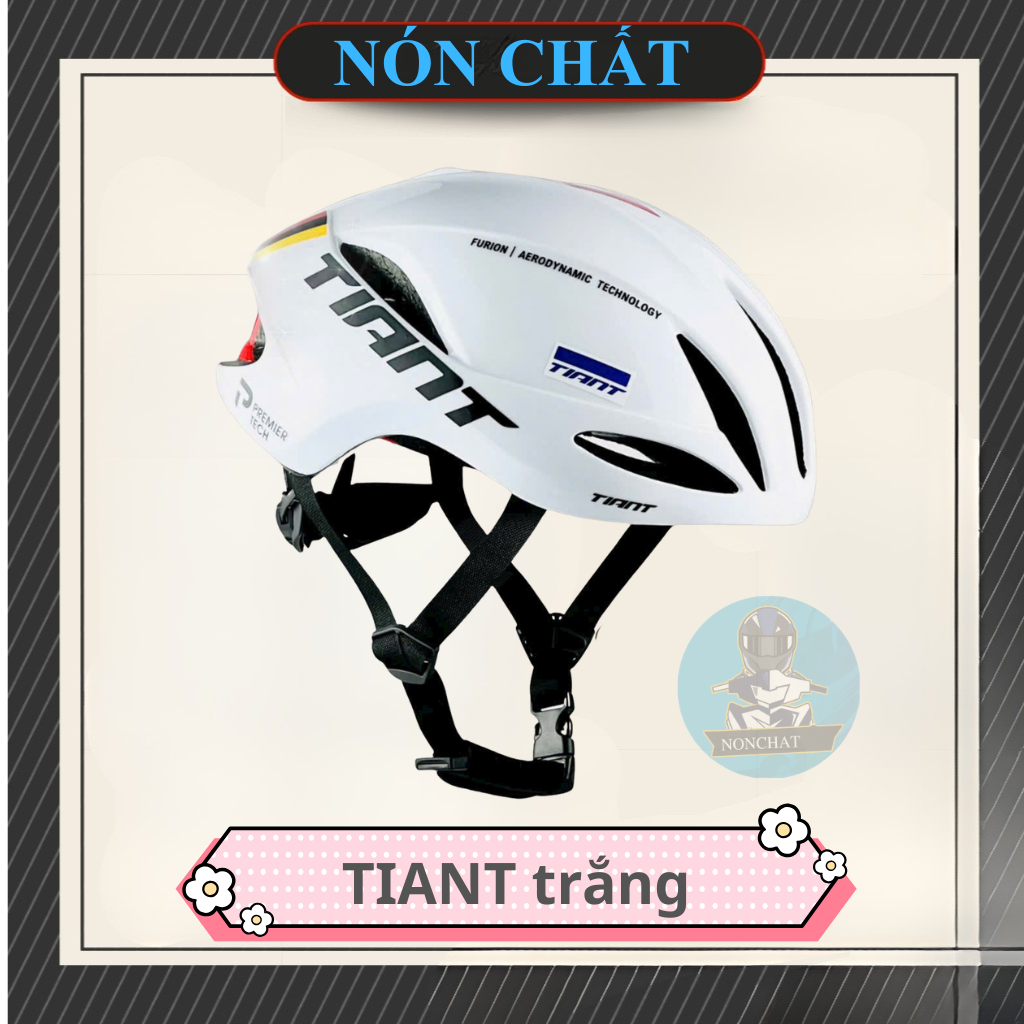 Nón thể thao Tiant D03 trắng