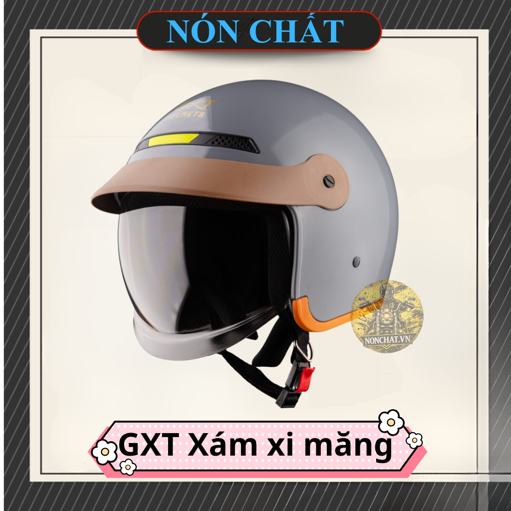 Nón 3/4 kính âm GXT xi măng