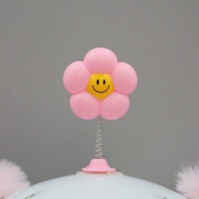 Hoa lò xo trang trí nón bảo hiểm - Ảnh 4