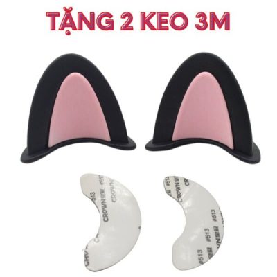 Tai mèo trang trí nón bảo hiểm - Ảnh 2