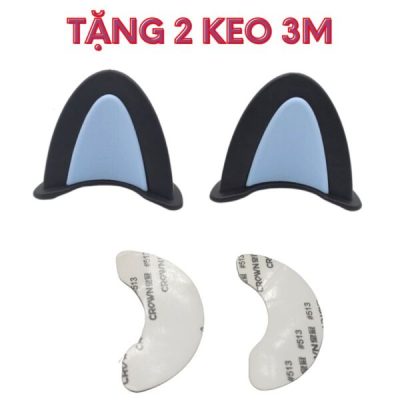 Tai mèo trang trí nón bảo hiểm - Ảnh 4