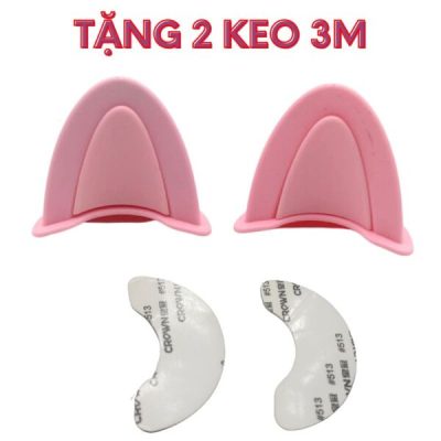Tai mèo trang trí nón bảo hiểm - Ảnh 5