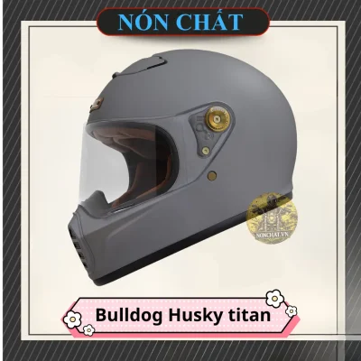 Nón Fullface Bulldog Husky xám titan