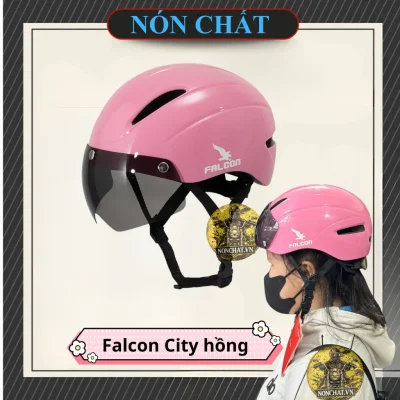 Nón falcon City Hồng