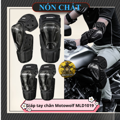 Giáp Bảo Hộ Tay Chân Carbon Motowolf MDL 1019