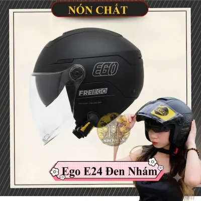 Nón Ego E24 Đen nhám