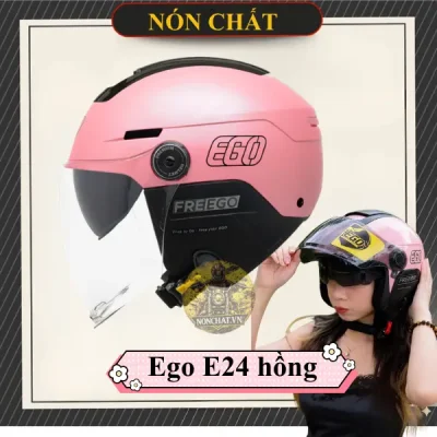 Nón Ego E24 hồng