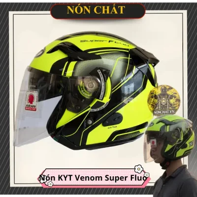 Nón KYT Venom Super Fluo