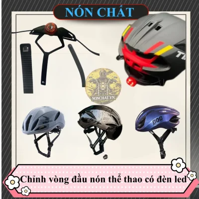 Phụ Kiện Tăng Chỉnh Size Nón thể thao có đèn led
