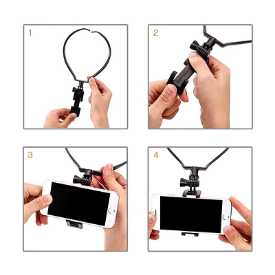Vòng đeo cổ gắn camera - điện thoại trên cổ - Ảnh 2