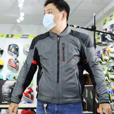 Áo giáp LS2 Alba Man đen xám - Ảnh 3