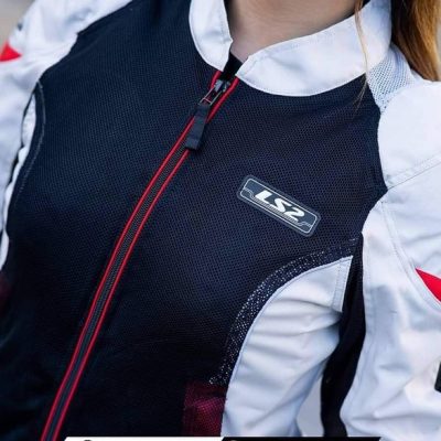 Áo giáp LS2 Airy Lady đen trắng - Ảnh 3