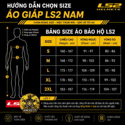 Áo giáp LS2 Bolton Air Man đen trắng - Ảnh 6