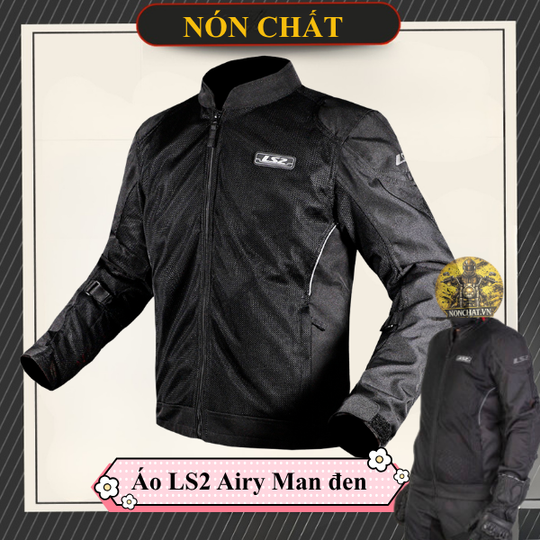Áo giáp LS2 Airy Man đen