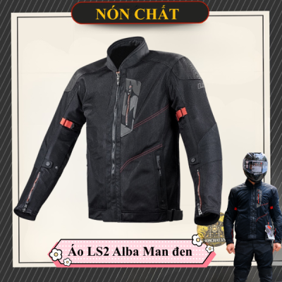 Áo giáp LS2 Alba Man đen