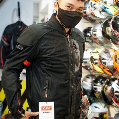 Áo giáp LS2 Alba Man đen - Ảnh 4
