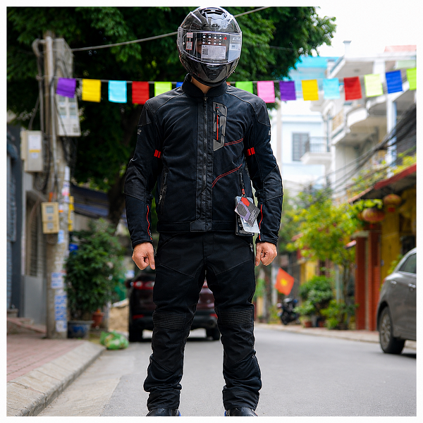 Áo giáp LS2 Alba Man đen - Ảnh 3