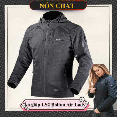 Áo Giáp LS2 Bolton Air Lady đen