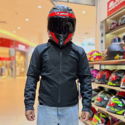 Áo giáp LS2 Bolton Air Man đen - Ảnh 4