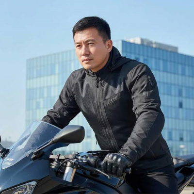 Áo giáp LS2 Bolton Air Man đen - Ảnh 5