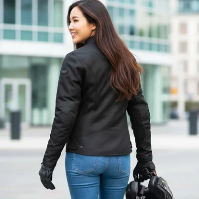 Áo giáp LS2 Breeze Lady đen - Ảnh 4