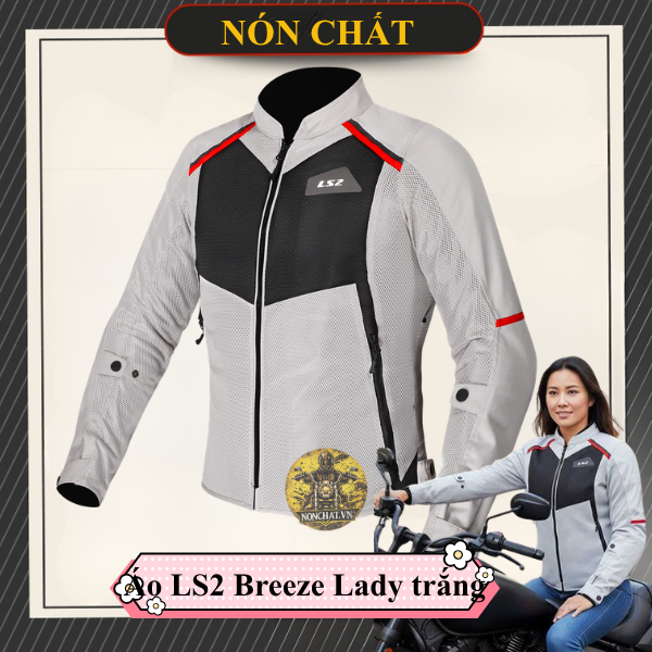 Áo giáp LS2 Breeze Lady trắng