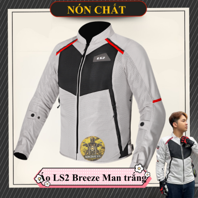 Áo Giáp LS2 Breeze Man trắng