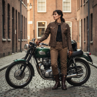 Áo Giáp LS2 Bullet Lady nâu - Ảnh 3